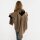 Knit Factory | Lina Wickelweste Taupe | Braun | One Size