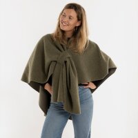 Knit Factory | Lina Wickelweste Urban Green | Grün | One Size