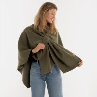 Knit Factory | Lina Wickelweste Urban Green | Grün | One Size