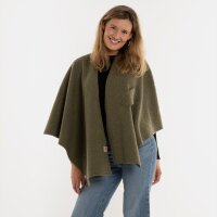 Knit Factory | Lina Wickelweste Urban Green | Grün | One Size