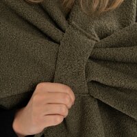 Knit Factory | Lina Wickelweste Urban Green | Grün | One Size