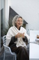 Knit Factory | Lina Wickelweste Dunkelbraun | One Size