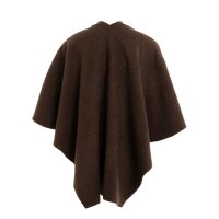 Knit Factory | Lina Wickelweste Dunkelbraun | One Size