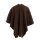 Knit Factory | Lina Wickelweste Dunkelbraun | One Size