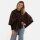 Knit Factory | Lina Wickelweste Dunkelbraun | One Size