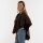 Knit Factory | Lina Wickelweste Dunkelbraun | One Size