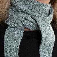 Knit Factory | Sana Mini Schal Stone Green | Grün