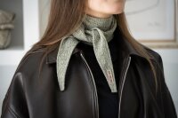 Knit Factory | Sana Mini Schal Anthrazit | Dunkelgrau