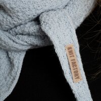 Knit Factory | Sana Mini Schal Celeste | Hellblau