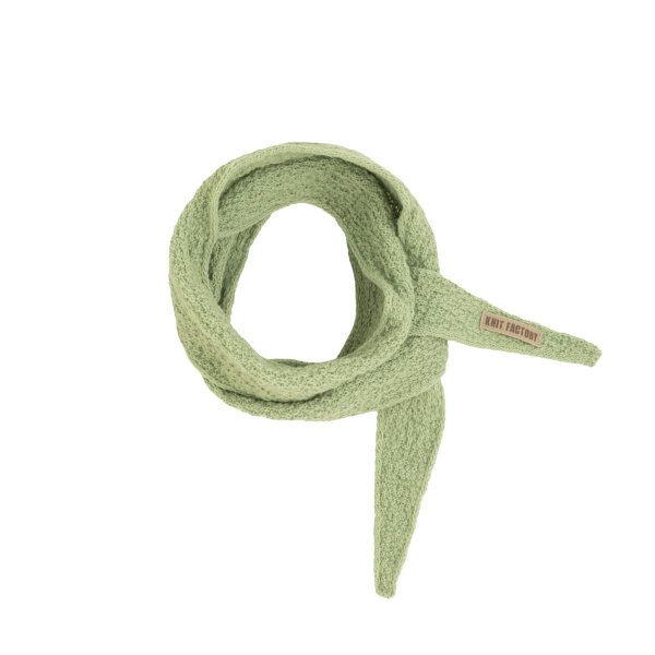 Knit Factory | Sana Mini Schal Sage Green | Grün