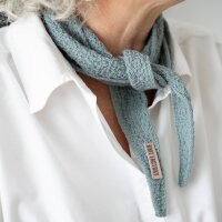 Knit Factory | Sana Mini Schal Sage Green | Grün
