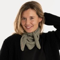 Knit Factory | Yuna Mini Dreiecksschal Urban Green |...