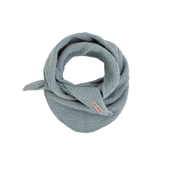 Knit Factory | Yuna Mini Dreiecksschal Stone Green | Grün