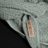Knit Factory | Yuna Mini Dreiecksschal Stone Green | Grün