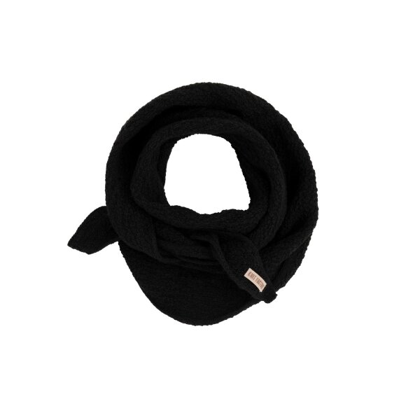 Knit Factory | Yuna Mini Dreiecksschal Schwarz
