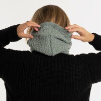 Knit Factory | Blake Kapuzenschal Stone Green | Grün