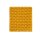 Knit Factory | Gestrickte Glasuntersetzer Block Ecru/Ocker - 4er Set | Creme