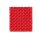 Knit Factory | Gestrickte Glasuntersetzer Block Ecru/Rot - 4er Set | Creme;Rot