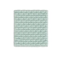 Knit Factory | Gestrickte Glasuntersetzer Block Ecru/Mint...