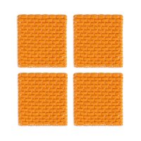 Knit Factory | Gestrickte Glasuntersetzer Block...