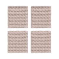 Knit Factory | Gestrickte Glasuntersetzer Block...