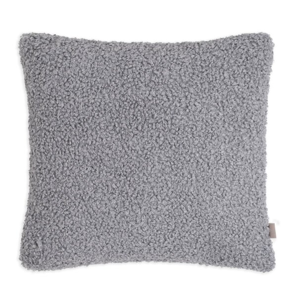 Knit Factory | Rolf Kissen Grau - 50x50 | Hellgrau | 50x50 cm