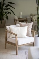 Knit Factory | Mart Kissen Taupe - 50x50 | Braun | 50x50 cm