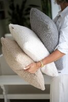 Knit Factory | Rolf Kissen Leinen - 60x40 | Braun | 60x40 cm