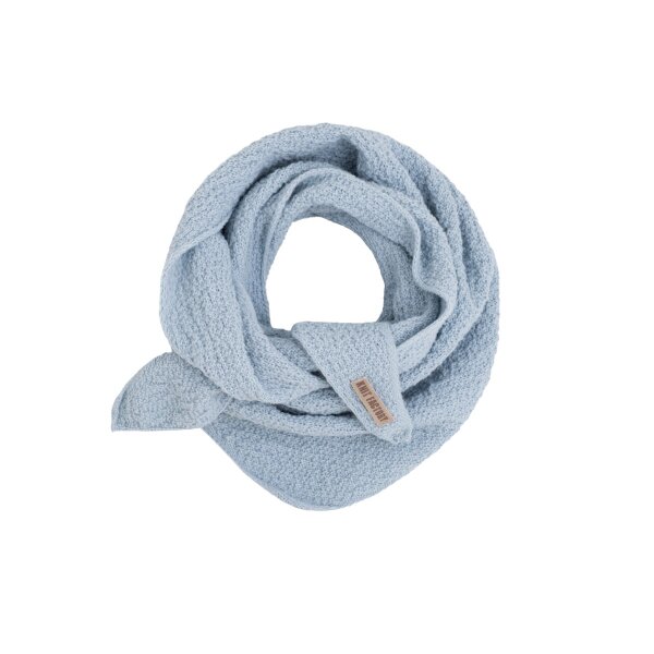 Knit Factory | Yuna Mini Dreiecksschal Celeste | Hellblau
