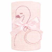 Soma Babydecke Rosa Schwan 80x100 cm aus Baumwolle...