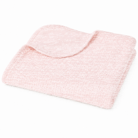 Soma Babydecke Rosa Schwan 80x100 cm aus Baumwolle – rose, Waffeloptik, Wendedecke, Kuscheldecke