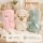 Soma Babydecke Rosa Schwan 80x100 cm aus Baumwolle – rose, Waffeloptik, Wendedecke, Kuscheldecke