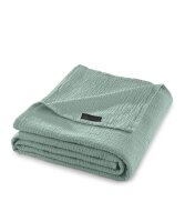 Soma Harmony Musselin Wohndecke 150 x 200 cm Matcha...