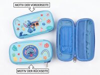 Disney Stitch Federmäppchen 22 cm – Federtasche mit Fächern & Reißverschluss