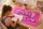 Lilo&Stitch Bastelunterlage 45 x 65 cm – abwischbare Tischschutzmatte, Malunterlage, Schreibtischunterlage Angel pink