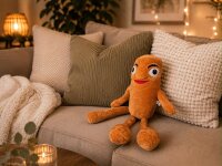 Tung Tung Tung Sahur Plüschfigur 37 cm – weiches Kuscheltier mit langen Armen und Beinen