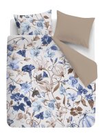 Beddinghouse Bettwäsche Louise 155 x 220 cm + 1x 80 x 80 cm Blau