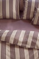 vtwonen Bettwäsche Pure Stripe 135 x 200 cm + 1x 80 x 80 cm Natur