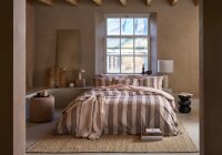 vtwonen Bettwäsche Pure Stripe 135 x 200 cm + 1x 80 x 80 cm Natur
