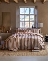 vtwonen Bettwäsche Pure Stripe 135 x 200 cm + 1x 80 x 80 cm Natur