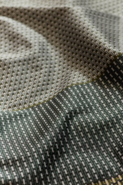 Kardol by Beddinghouse Bettwäsche Tercio Mako-Satin 155 x 220 cm + 1x 80 x 80 cm Grün