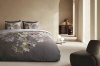 Kardol by Beddinghouse Bettwäsche Saffron Mako-Satin 135 x 200 cm + 1x 80 x 80 cm Graubraun
