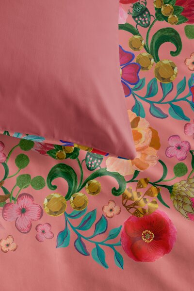 Oilily Bettwäsche Saren Mako-Satin 135 x 200 cm + 1x 80 x 80 cm Bunt