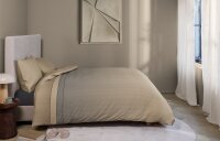 Beddinghouse Bettwäsche Cosima Mako-Satin 200 x 200 cm + 2x 80 x 80 cm Blau