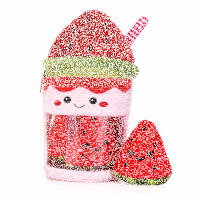 Wassermelone Milchshake Plüsch 23 cm + 3...
