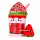 Wassermelone Milchshake Plüsch 23 cm + 3 Mini-Früchte Kuscheltiere Food Spielset