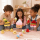 Eis Milchshake Plüsch 23 cm + 3 Mini-Eis Kuscheltiere Kawaii Food Spielset Rosa