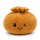 Plush Dumpling Kawaii Kuschelkissen weich & knautschig 15 cm braun