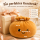 Plush Dumpling Kawaii Kuschelkissen weich & knautschig 15 cm braun