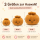 Plush Dumpling Kawaii Kuschelkissen weich & knautschig 15 cm braun